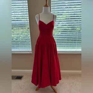 Like new La Ligne Bee dress in Red size XS 100% cotton